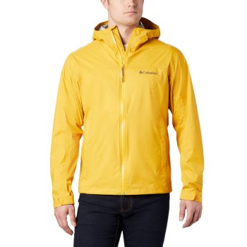 Columbia EvaPOURation Omni-Tech, Chamarras Dorados Claro Para Hombre | 789460-VNI